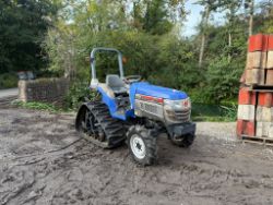 ISEKI SIAL HUNTER 213 21HP SEMI-TRACKED COMPACT CRAWLER TRACTOR *728 HOURS*