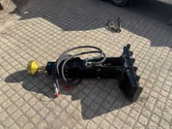 NEW/UNUSED 2025 GIYI MINI SKIDSTEER HYDRAULIC POST KNOCKER