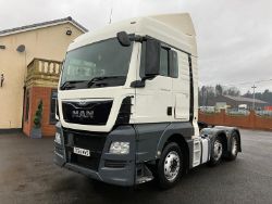2016 65 PLATE MAN TGX 26.440 6X2 TRACTOR UNIT MID LIFT HCV