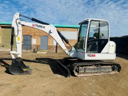 TEREX TC65 TRACKED EXCAVATOR *C/W ISUZU ENGINE* *2595 HOURS*