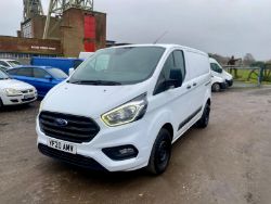 2020 20 FORD TRANSIT CUSTOM 300 TREND EBLUE PANEL VAN - 165K MILES - PARKING SENSORS *NO VAT*