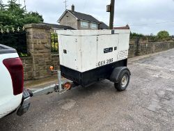 2008 GENSET MGZ 20/20/15 20KVA DIESEL SINGLE AXLE TOWBEHIND GENERATOR