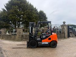 2018 DOOSAN D25S-5 2.5 TON 4.7MTR DIESEL COUNTERBALANCE FORKLIFT - CONTAINER SPEC