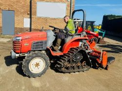 KUBOTA KB18 HALF TRACK COMPACT TRACTOR *C/W ROTOVATOR*