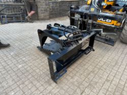 NEW/UNUSED 2025 GIYI HYDRAULIC SKIDSTEER BUCKET GRAB STUMP REMOVER