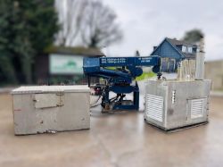 STATIC MARINE CRANE C/W PERKINS POWER PACK - OIL AND DIESEL TANK