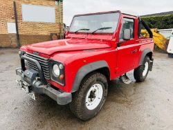 1999 LAND ROVER 90 DEFENDER TDI SUV - 17K MILES - 3 SEATS - FRONT WINCH