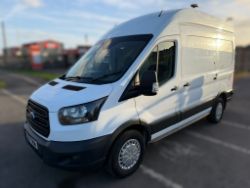 2019 19 FORD TRANSIT 350 PANEL VAN - EX BT - WORKSHOP - 62K MILES - AIR CON - 1 KEY