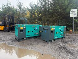 NEW/UNUSED 2025 ASHITA AG3-60 60KVA DIESEL SOUND PROOF GENERATOR