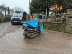 2019 MESSERSI TC50D UTILITY 500KG DIESEL HIGH TIP PEDESTRIAN TRACKED DUMPER