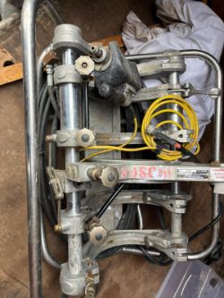 PIPE FUSION WELDER MACHINE WITH CUTTER AND HEAT PLATES