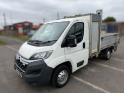 2017 17 CITROEN RELAY 35 L2 BLUEHDI TIPPER VAN - 59K MILES - EURO 6 - UTILITY BOX