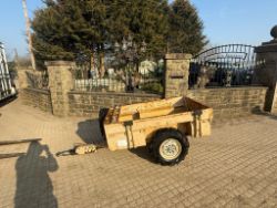 ARMY QUAD TRAILER CAR TRAILER DIRECT FROM THE ARMY - IN WORKING ORDER