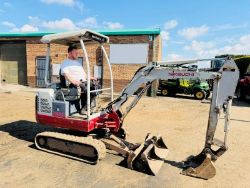 2013 TAKEUCHI TB016 EXCAVATOR*C/W EXPANDING TRACKS.