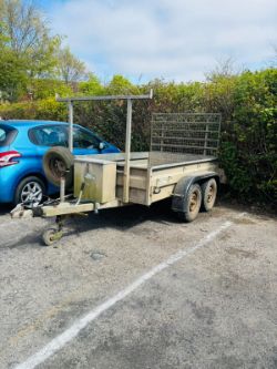 6X9 GOOD METAL AND RAMP - SPARE WHEEL *NO VAT*