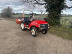 HINOMOTO JT1 4WD COMPACT TRACTOR WITH 4FT ROTAVATOR - 2 SEATER - 459 HOURS