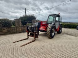 2011 MANITOU MLT732 3.2 TON 7MTR DIESEL TURBO POWERSHIFT TELESCOPIC TELEHANDLER FORKLIFT.
