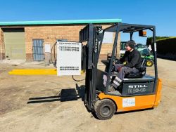 STILL R20-15 ELECTRIC FORKLIFT*C/W TINE EXTENSIONS*