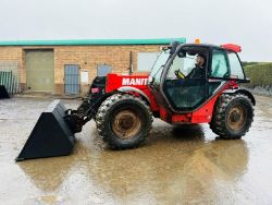MANITOU MLT 741 TURBO TELEHANDLER *AG SPEC* *C/W NEW BUCKET*