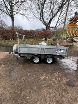 2022 IFOR WILLIAMS 3.5T TIPPER TT3017 WITH 8FT STEEL RAMPS