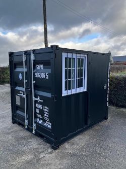 UNUSED 7FT CONTAINER - SIDE DOOR & WINDOW