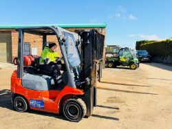 BT GT18 GAS CONTAINER SPEC FORKLIFT *C/W PALLET TINES*