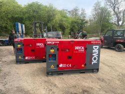 NEW/UNUSED DEVOL POWER VG-R30 37.5KVA DIESEL GENERATOR