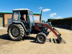 FORD 4600 2WD TRACTOR*C/W MUCK FORK*