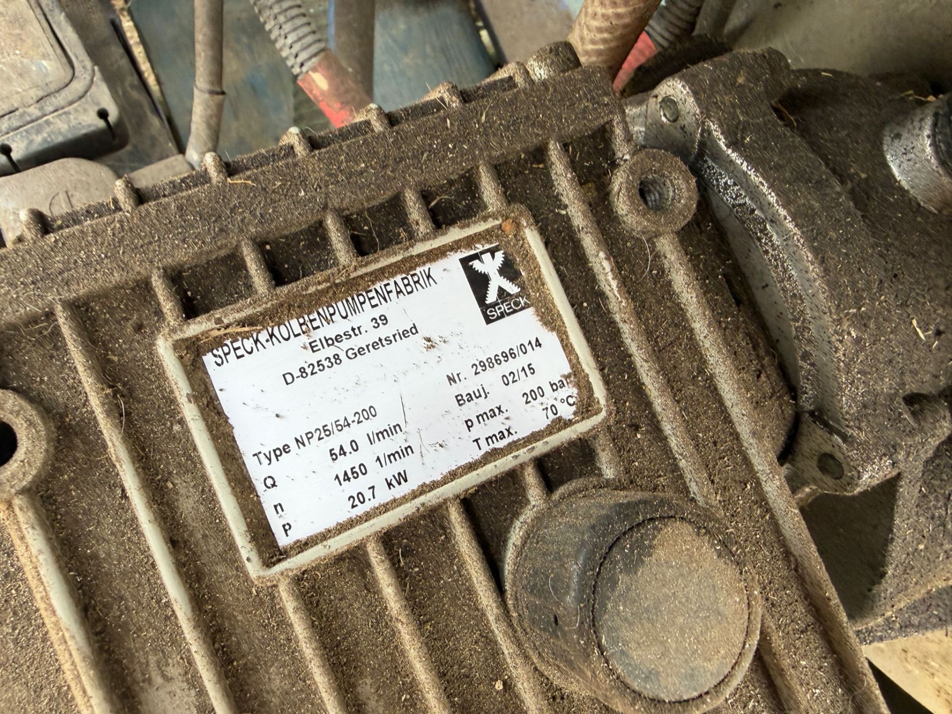 2015 DIESEL 200BAR STATIC PRESSURE WASHER *343 HOURS* - Image 9 of 9