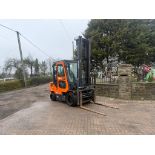 2014 DOOSAN D35C-7 3.5 TON 4.8MTR COUNTERBALANCE DIESEL FORKLIFT