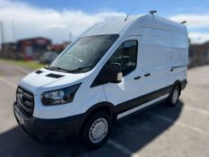 2021 21 FORD TRANSIT 350 LEADER ECOBLUE WORKSHOP PANEL VAN - EX BT - 82K MILES - 1 KEY