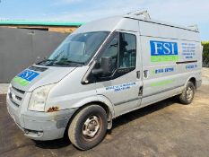 2011 61 FORD TRAN 115 T350L TREND FWD PANEL VAN - 3 SEATER - 177K MILES - ROOF RACK