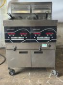 HENNY PENNY EEG 242 GAS OPEN FRYER WITH SELF FILTRATION