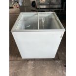 GLASS TOP CHEST FREEZER