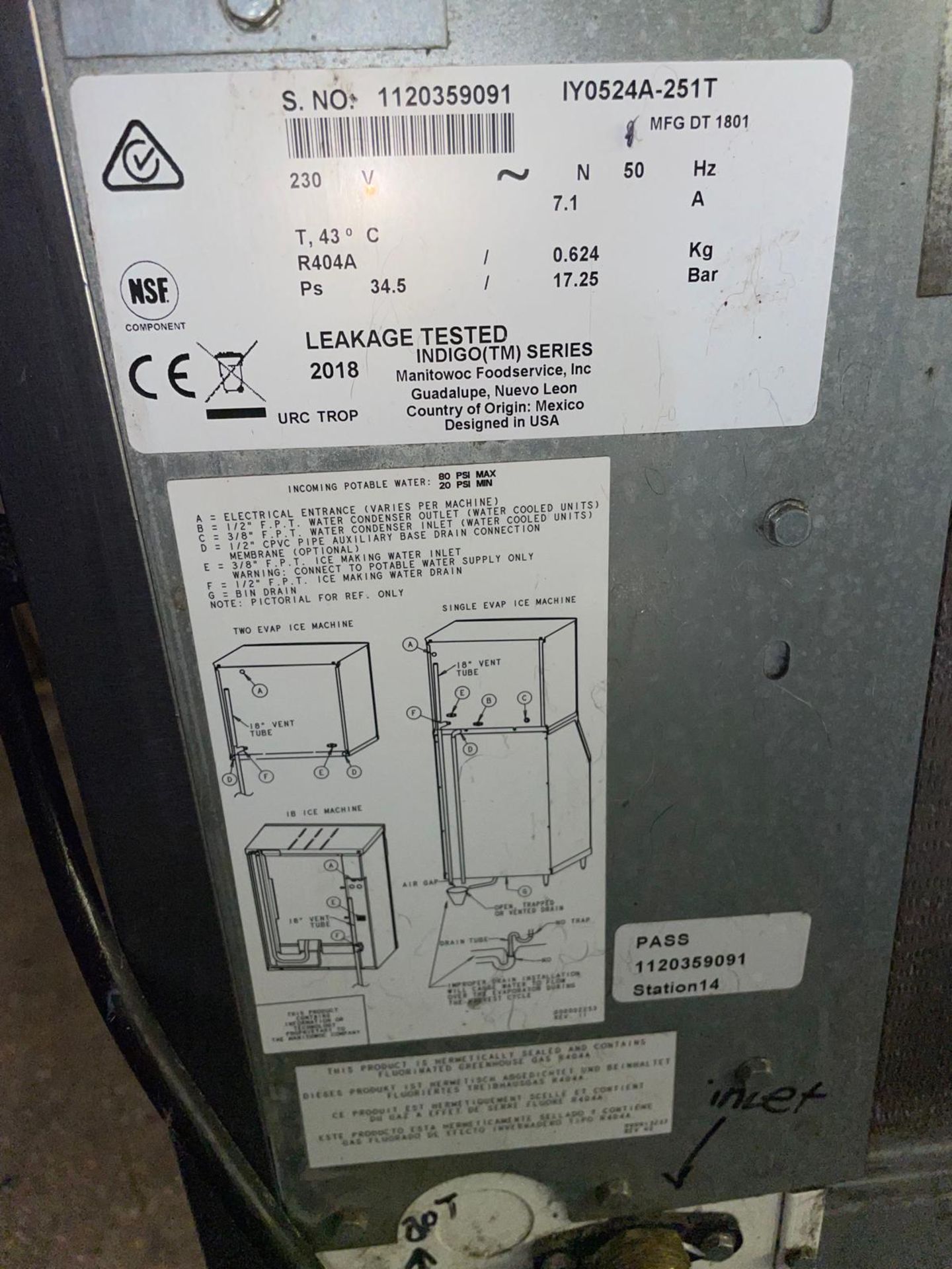 MONITOWOC ICE MAKER - Image 4 of 5