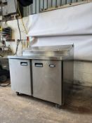 FOSTER PIZZA PREP DOUBLE DOOR FRIDGE
