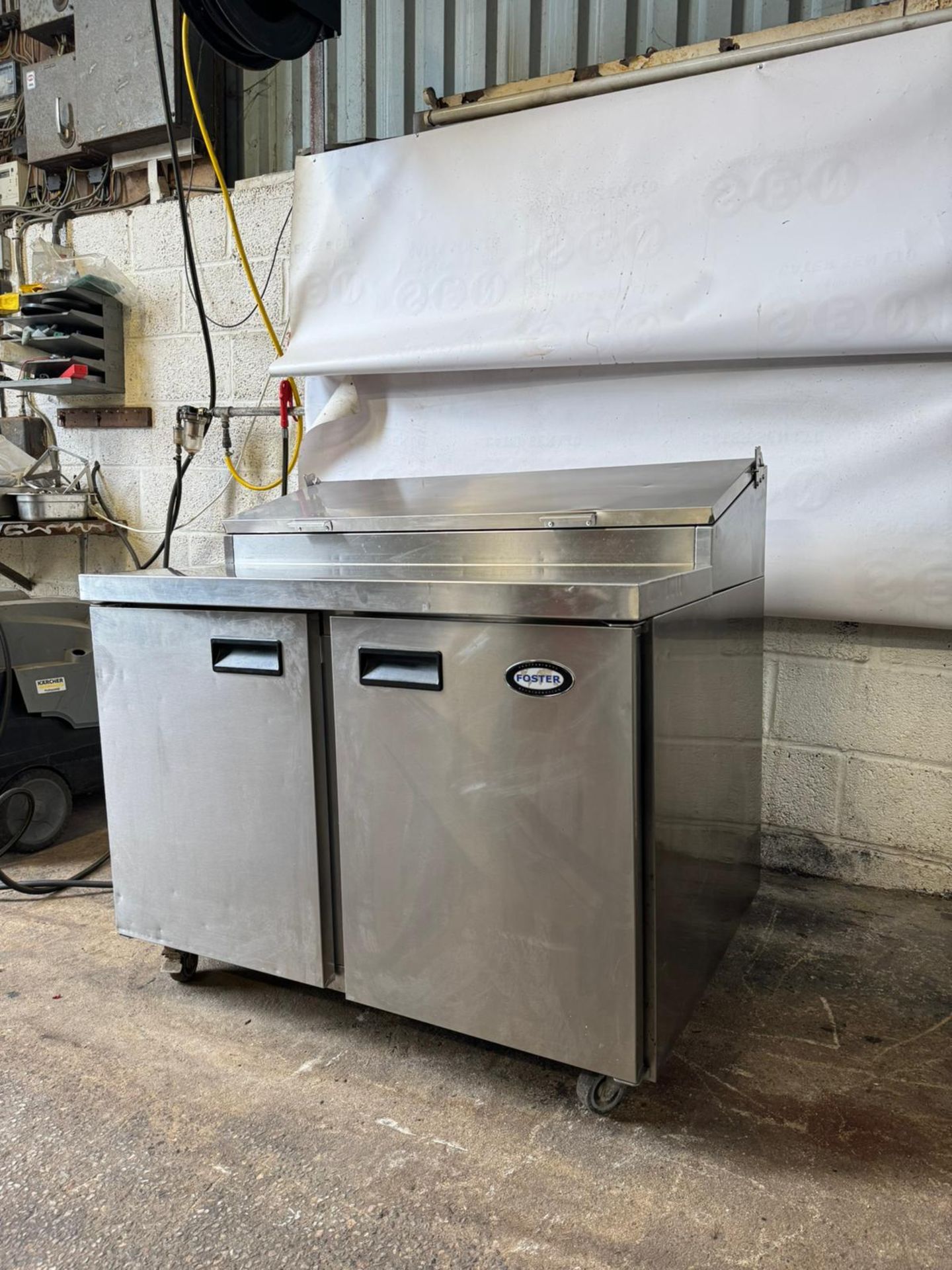 FOSTER PIZZA PREP DOUBLE DOOR FRIDGE