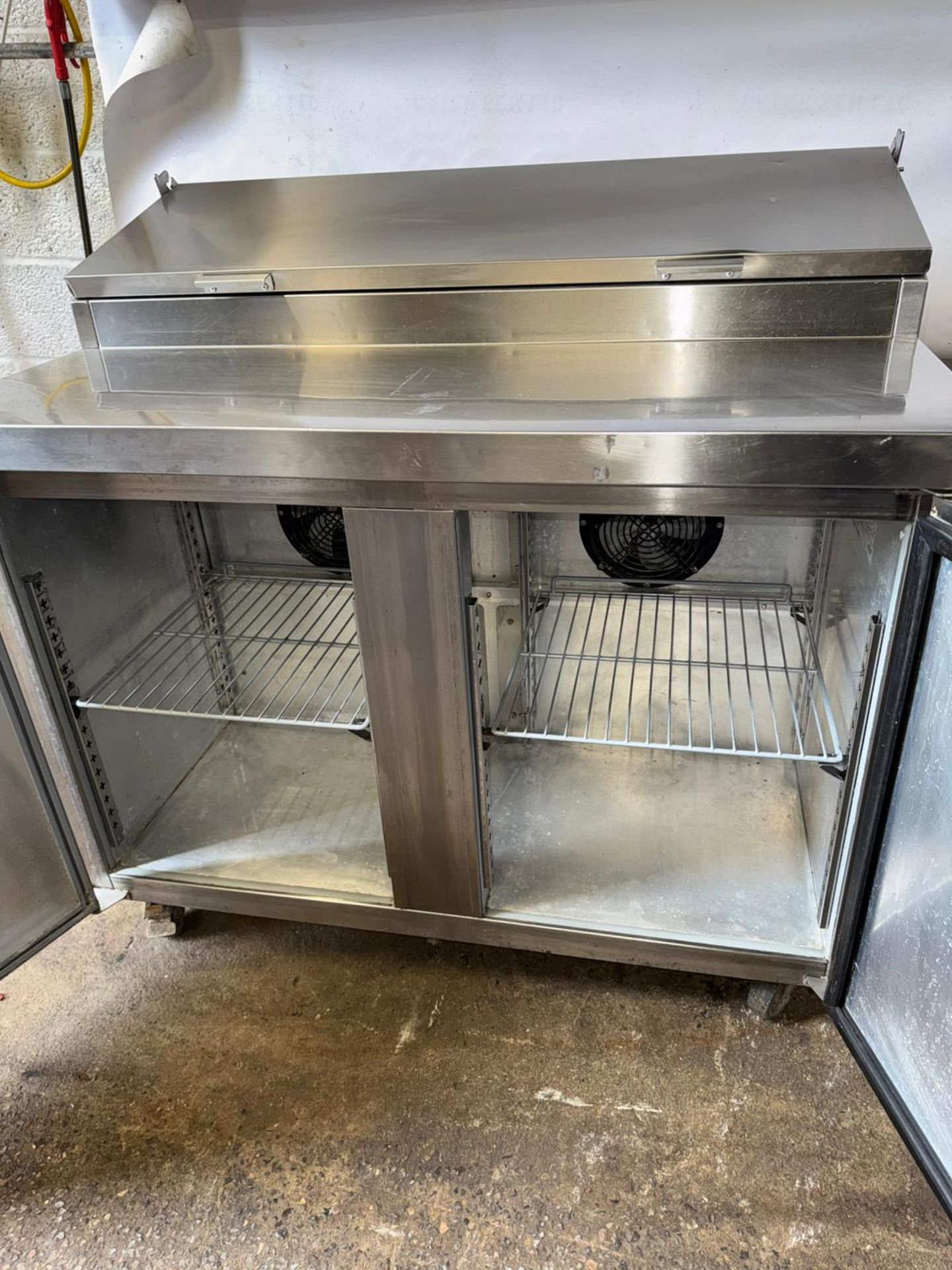 FOSTER PIZZA PREP DOUBLE DOOR FRIDGE - Image 6 of 6