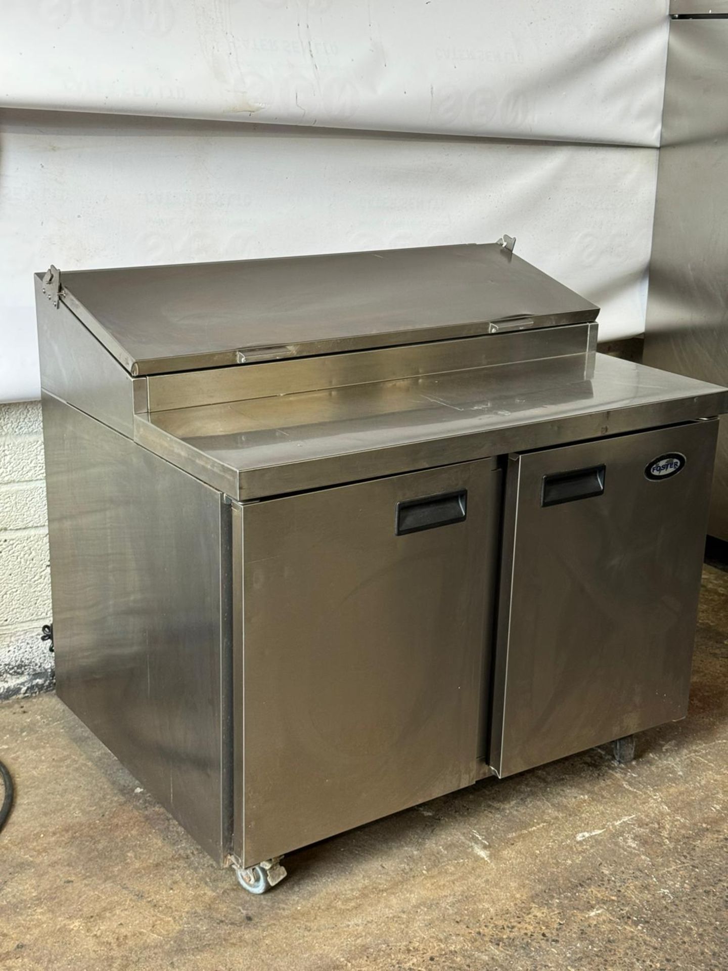 FOSTER PIZZA PREP DOUBLE DOOR FRIDGE - Image 3 of 6