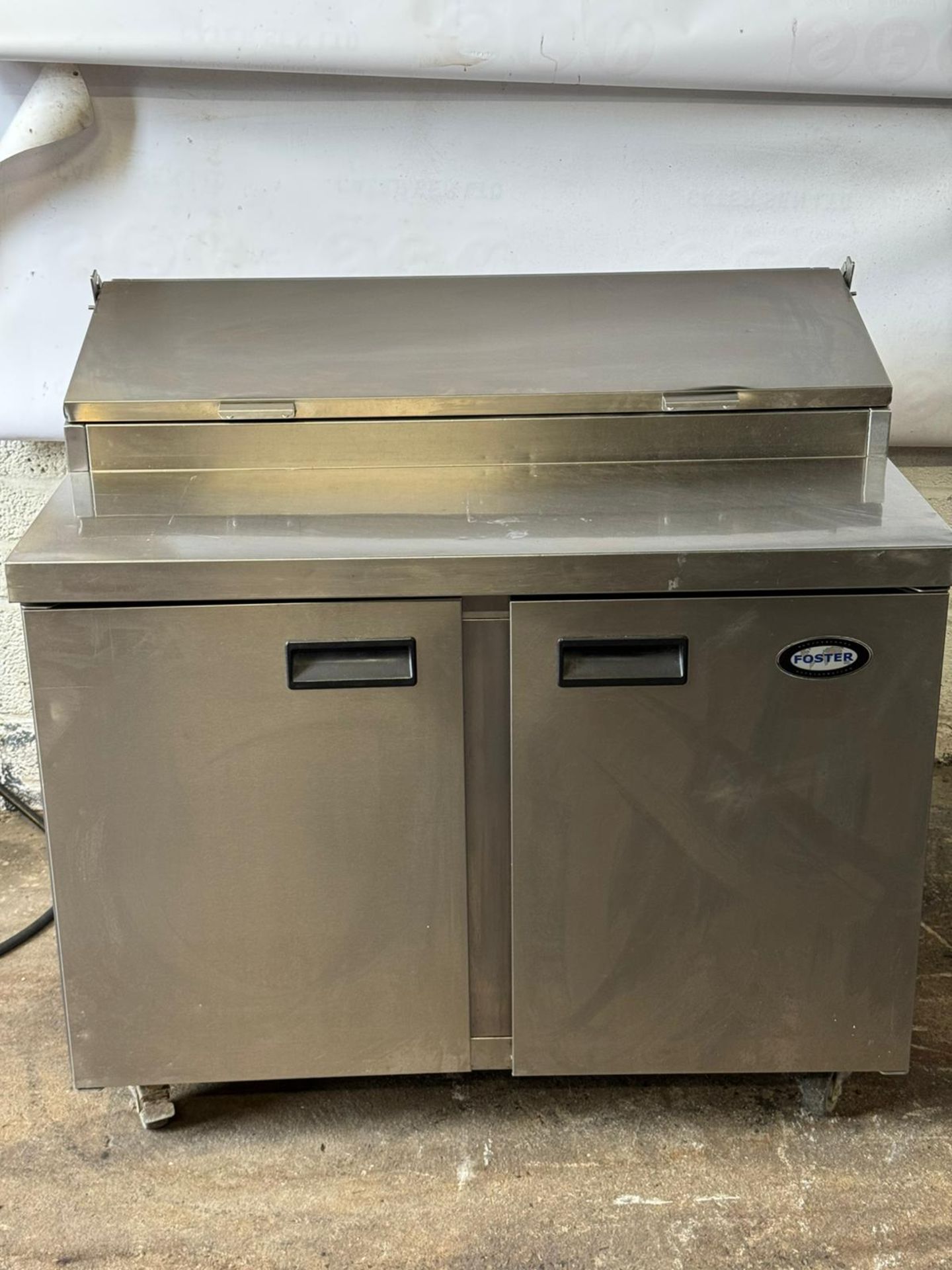 FOSTER PIZZA PREP DOUBLE DOOR FRIDGE - Image 5 of 6