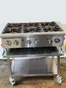 6 BURNER COOKER WITH STAND