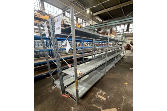 Galvanised Mgl Racking VC00005 Information from the seller: Rows 1-2 as seen in photos 10bays ...