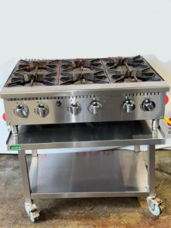 6 BURNER COOKER WITH STAND