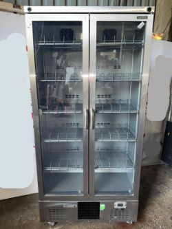 GAMKO DOUBLE DOOR UPRIGHT DRINKS FRIDGE