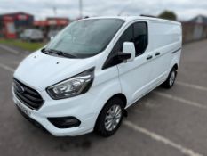 2023 23 FORD TRANSIT CUSTOM 300LIMITD EBLUE PANEL VAN - 42K MILES - 2 KEYS - AIR CON