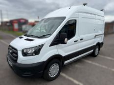 2021 21 FORD TRANSIT 350 LEADER ECOBLUE WORKSHOP PANEL VAN - EX BT - 82K MILES - 1 KEY