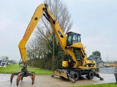 CATERPILLAR M325D HIGH RISE SCRAP HANDLER*C/W ROTATING SCRAP GRAB*
