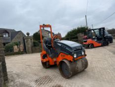 2015 HAMM HD10C VV 1000MM DIESEL TWIN DRUM VIBRATING ROLLER - 1146 HOURS