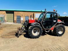 MANITOU MLT 627T TELEHANDLER *C/W PALLET TINES* *YEAR 2011*