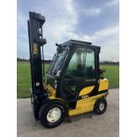2018 YALE 3 TONNE GAS FORKLIFT TRUCK FULL CAB